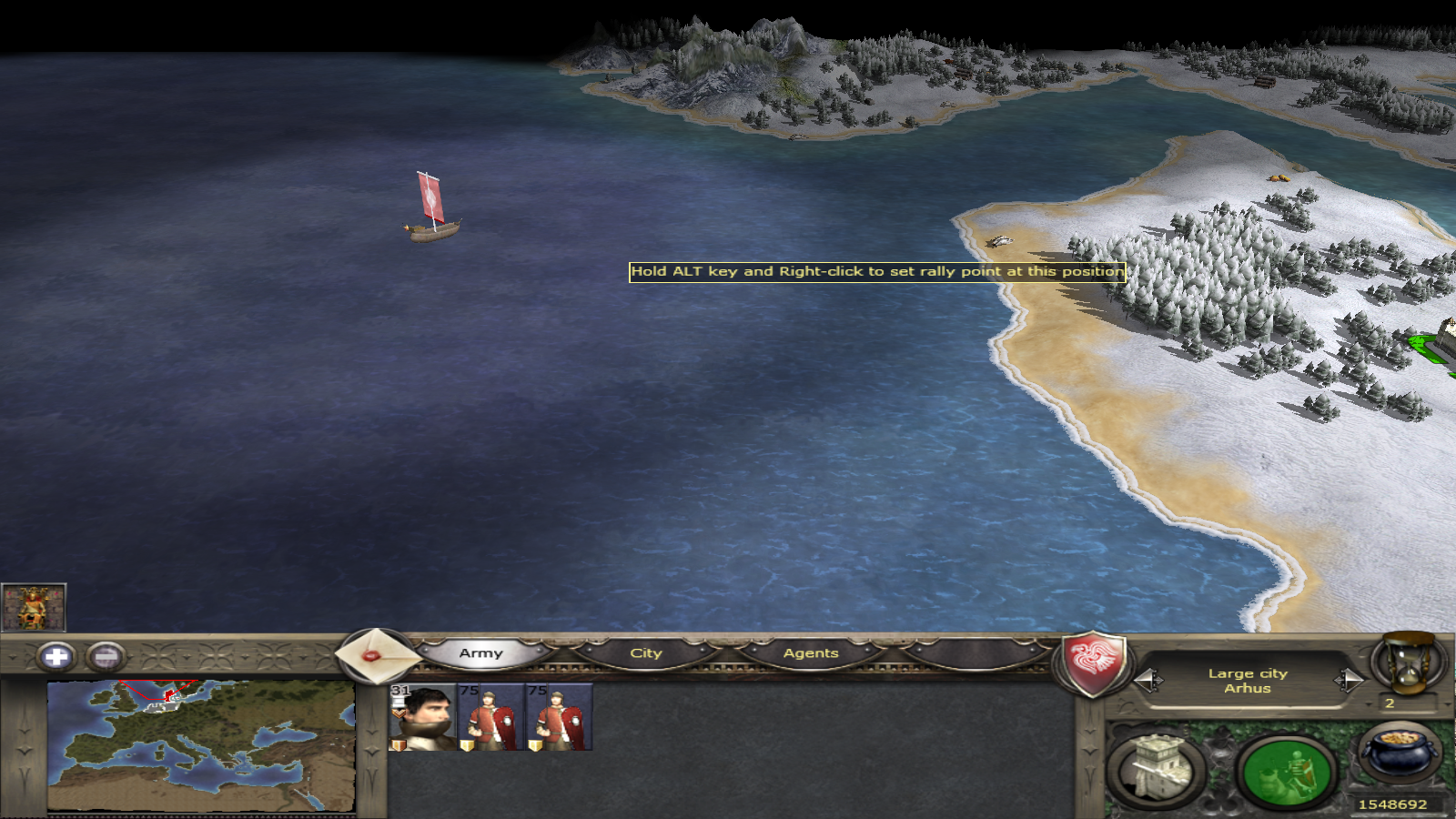The Danish are even extending their might to sea! Beware, peasant villages!